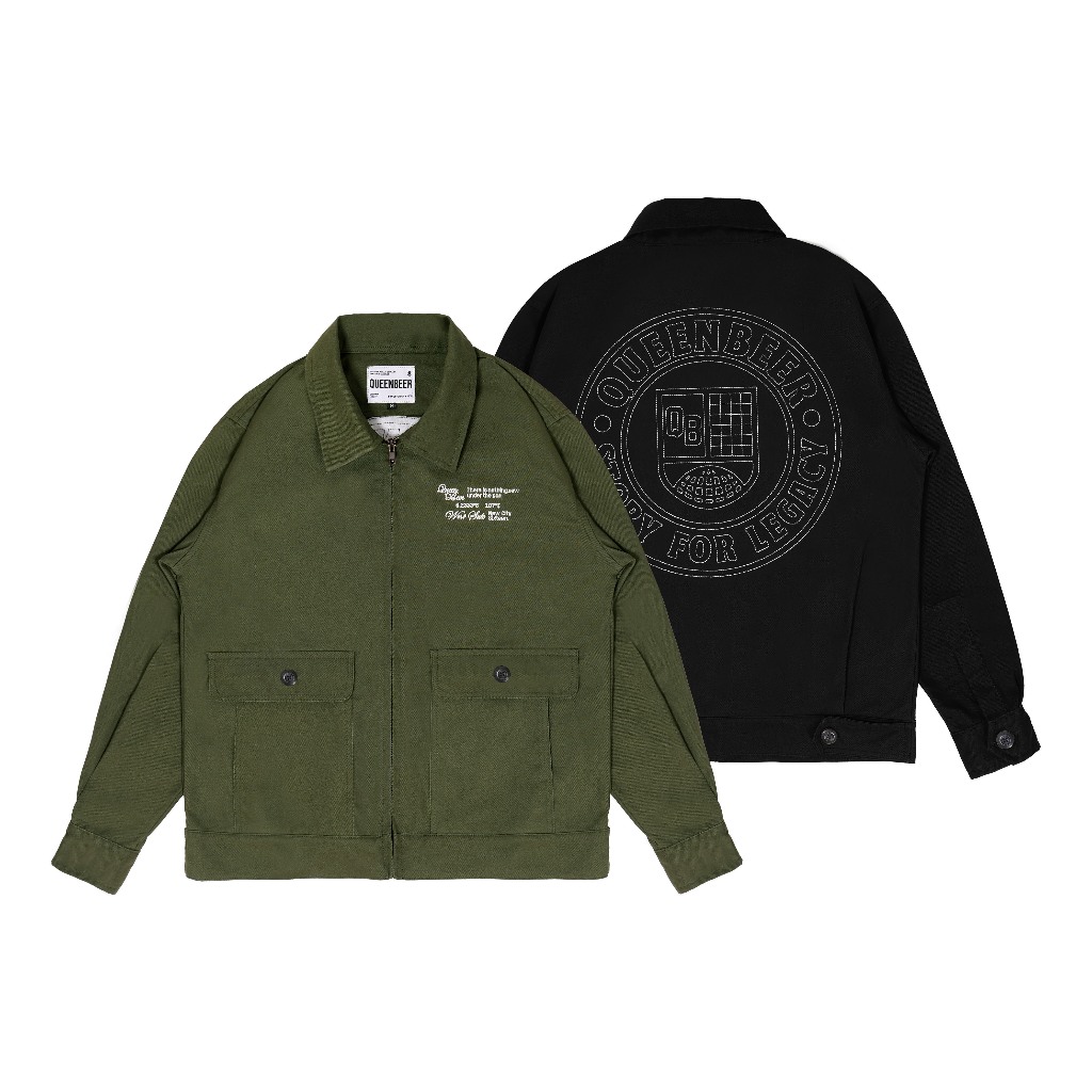 Queenbeer - เสื้อแจ็คเก็ต Twill Daxter