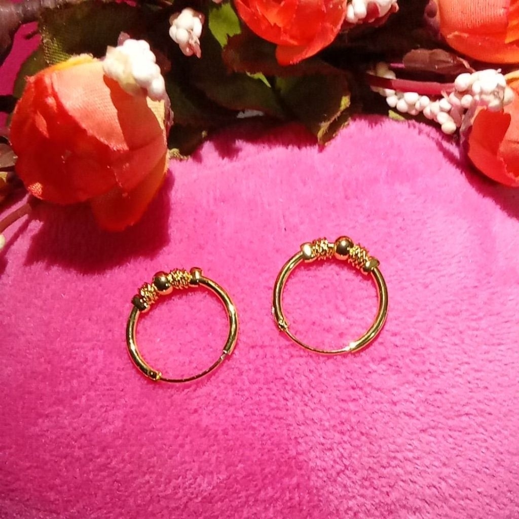 PEPPER MOTIF TITANIUM EARRINGS