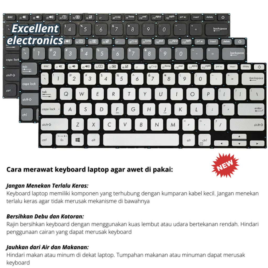 คีย์บอร์ด Asus Vivobook A412FA / A412FL / A412DA / A412U thumbnail 9