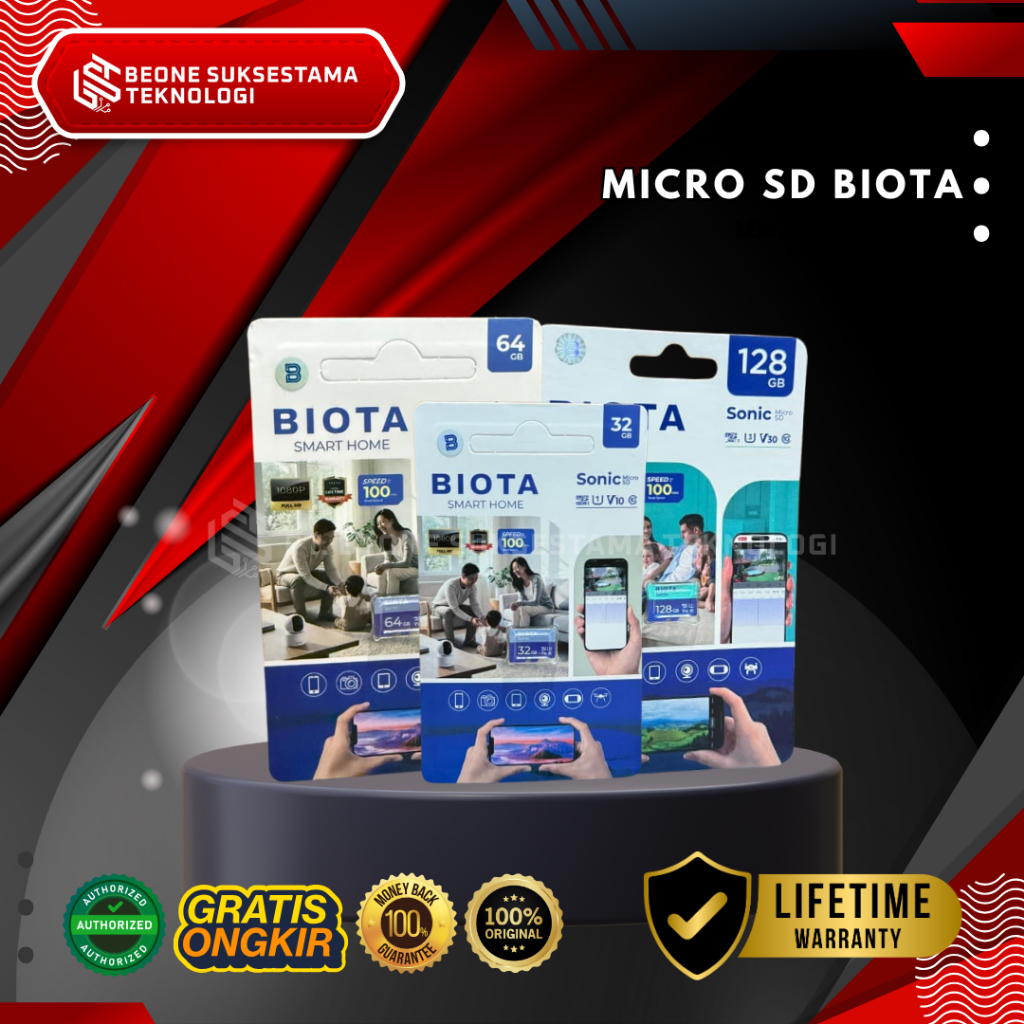 BIOTA SONIC MICRO SD 32GB/64GB/128GB