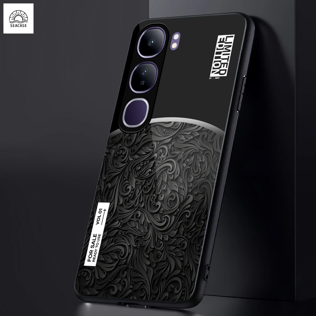 เคส HP SC03 สําหรับ VIVO V40 LITE - Seacase - Softcase Glass Kaca - Hardcase 2D Glossy New 2026 - Se