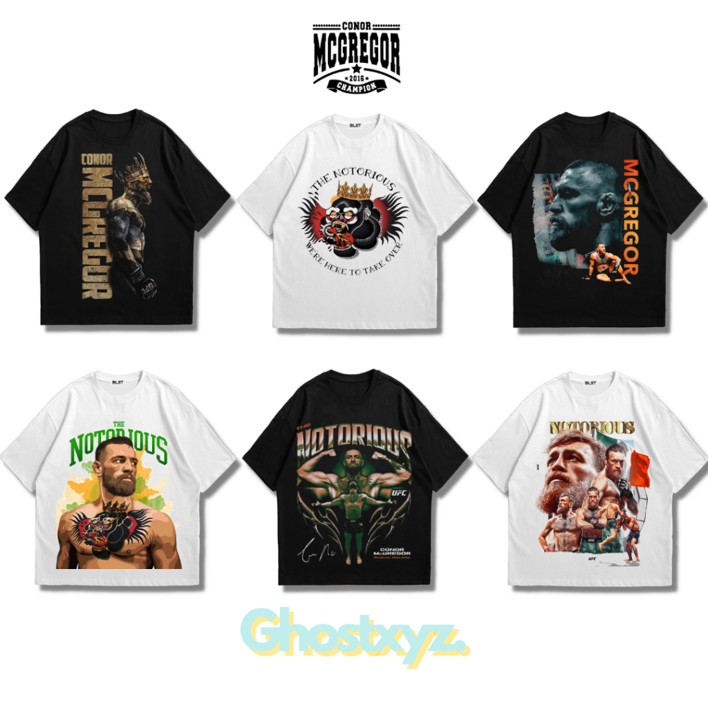 เสื้อยืด Ghostxyz Conor Mc Gregor Oversize Vintage Tee
