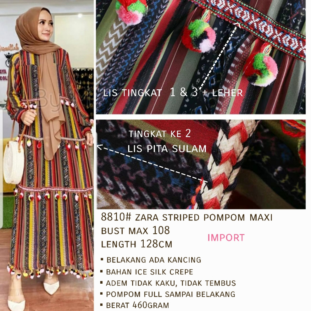 TM 8810 pompom maxi FREE BELT 3M ORIGINAL