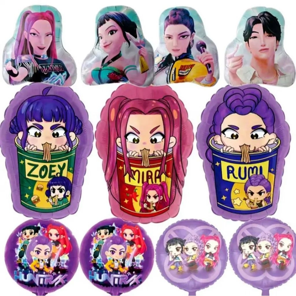 KPOP DEMON HUNTER ลูกโป่งฟอยล์