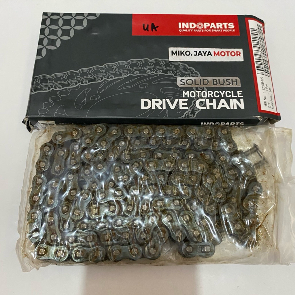 DRIVE CHAIN 428SB-122 / 428-122 ORIGINAL INDOPARTS
