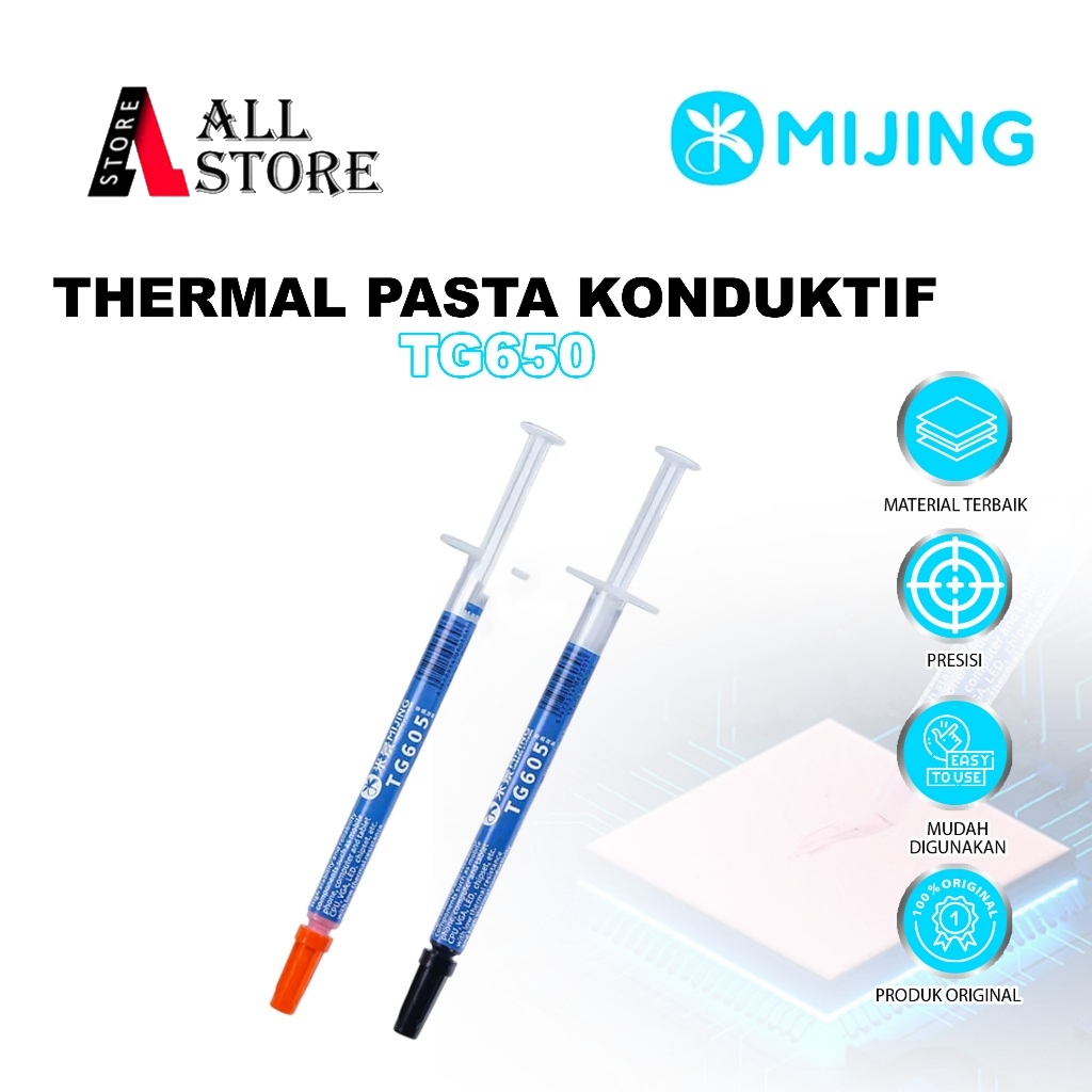 THERMAL GREASE MIJING TG650 BLACK PINK ORIGINAL - THERMAL PASTE MIJING TG650 รับรองต้นฉบับ - THERMAL
