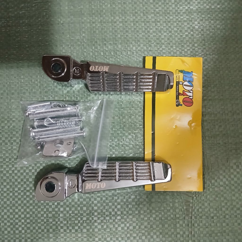 Gcraft Chrome Motorcycle Footrest - ทนทานและเรียบเนียน