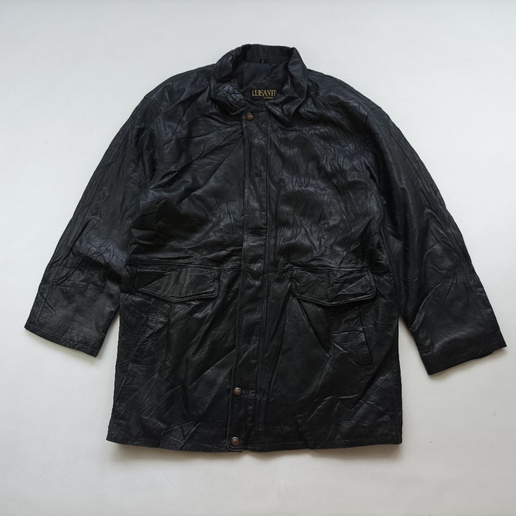 เสื้อโค้ทหนัง Luisante JD collection ไซส์ L J023