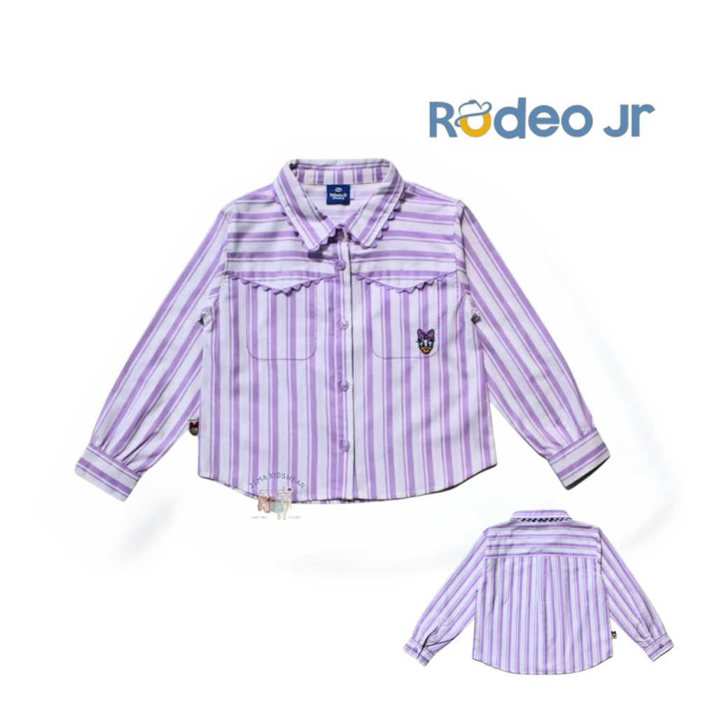 KEMEJA R0DE0 GIRLS GIRLS SHIRT 1-12 ปี DAISY DUCK PURPLE