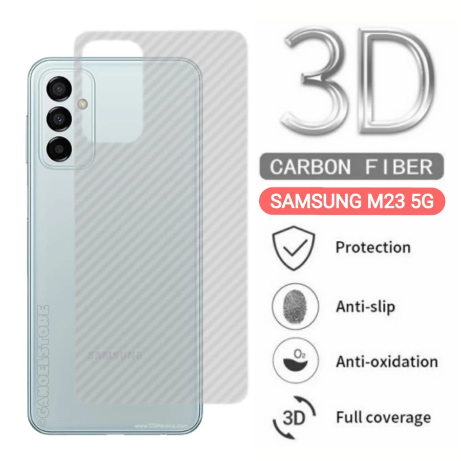 Garskin Anti-Scratch Back Samsung M23 5G | ผิวคาร์บอน Samsung M23 5G | การ์สกิน ซัมซุง M23 5G | (ชํา