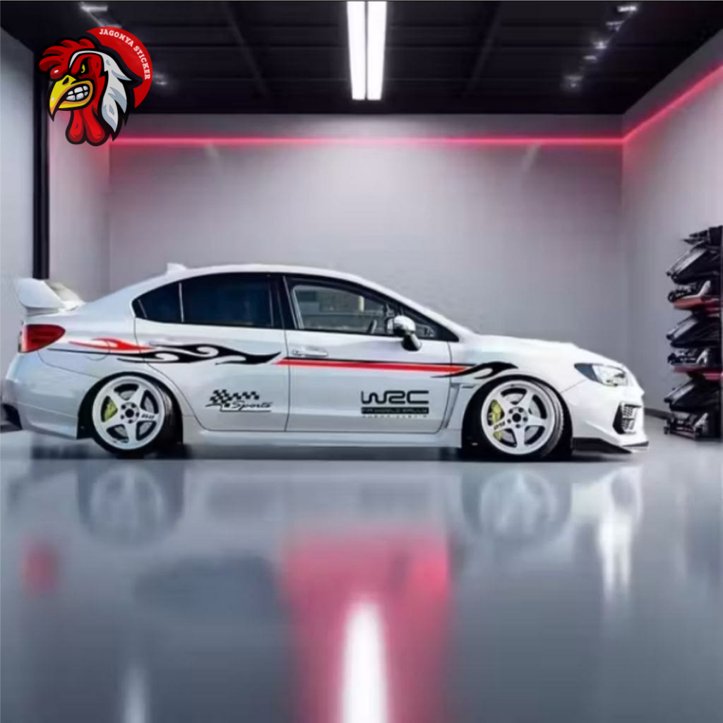 สติ๊กเกอร์ Toyota Vios Sport Wrc Tribal Edition