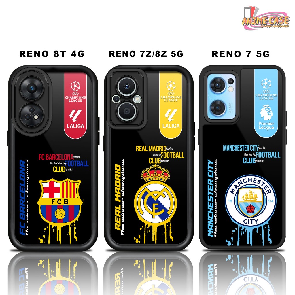 เคสแบบนิ่มเคลือบเงา OPPO RENO 8T 4G RENO 7Z 8Z 5G RENO 7 5G เคส Hp ซิลิโคนป้องกันกล้อง FOOTBALL NW