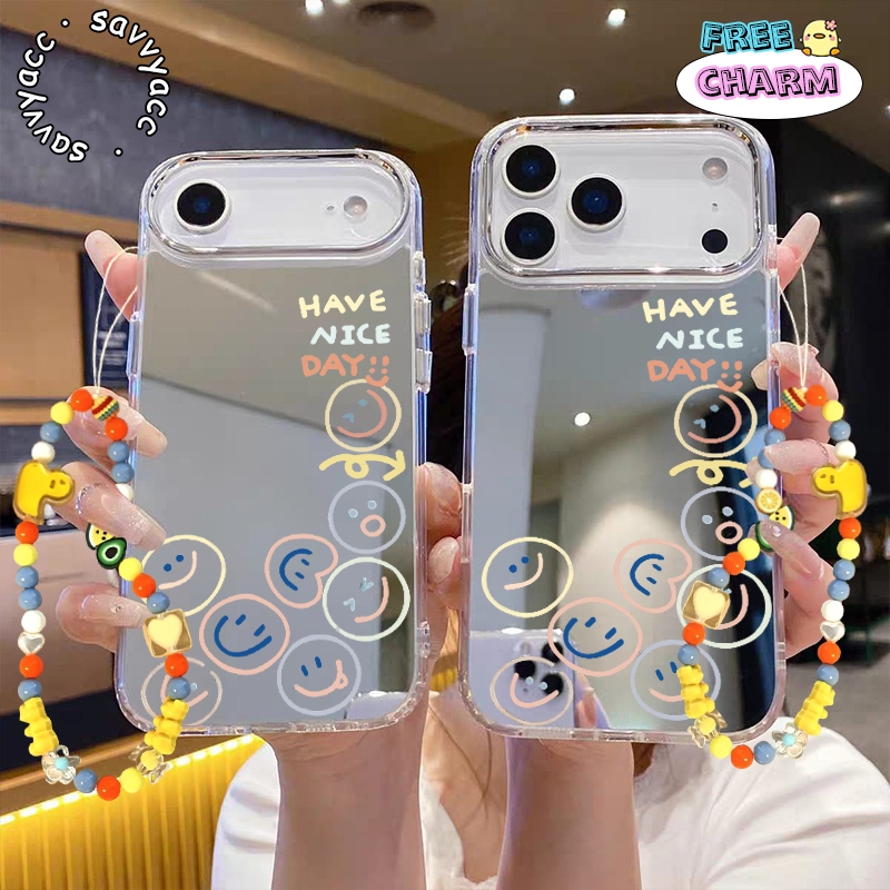CASE CASING CLEAR CASE MIRROR HEBE สําหรับ OPPO A3X A5 2025 A5X A6 A6X A9 A15 A16 A17 A18 A31 A36 A5