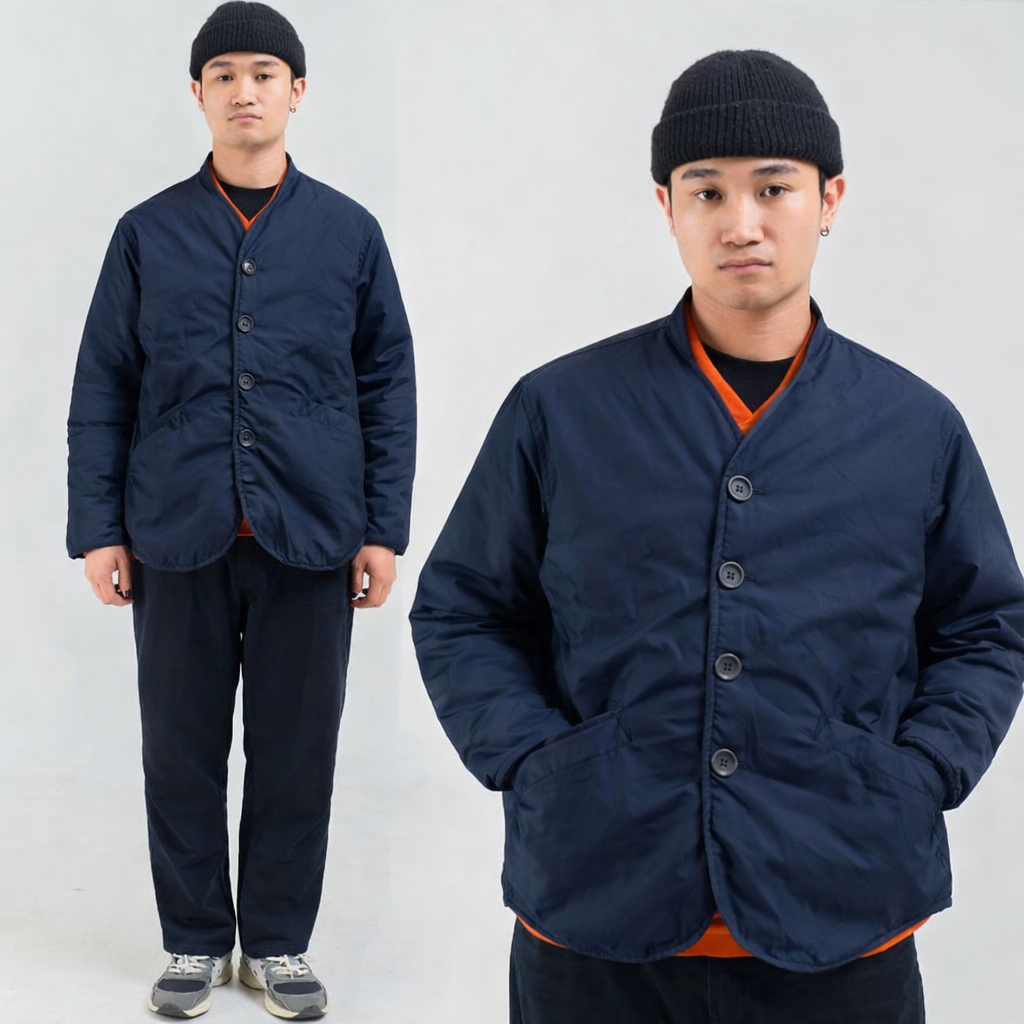 HIKO NYLON NAVY JACKET