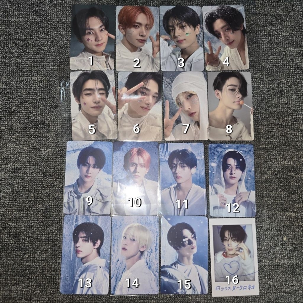 ENHYPEN DAY DREAM PHOTOCARD JUNGWON HESEUNG JAY JAKE SUNGHOON SUNOO NI-KI