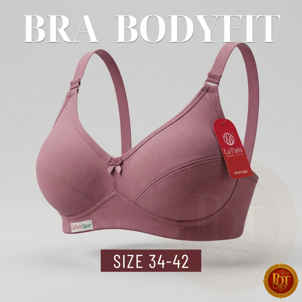 KATUN สปอร์ตบราชุดชั้นในสตรีคุณภาพสูงไม่มีลวดและโฟมยี่ห้อ BRA LAPARIS BODYFIT I SIZE 34 - 40 ส้น 2 I