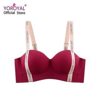 Bra Seamless COMFORT Letter Strap BH Tanpa Kawat Push Up Busa Tebal Anti Jiplak Style Sporty & Sexy