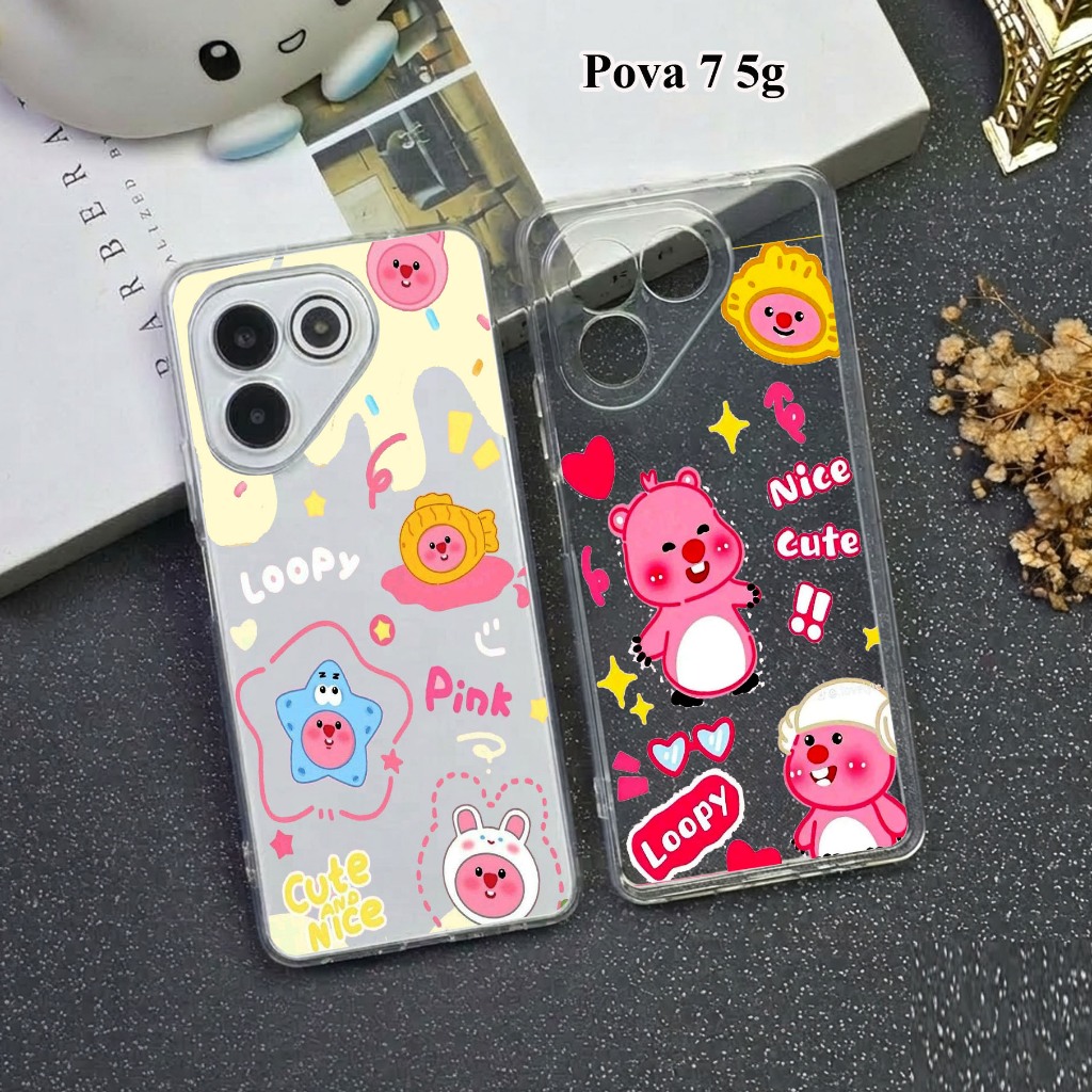 เคสใส Hp Tecno Pova 7 5g 2 Neo 2 6 5 Neo 5 3 5g 4 Pro 6 Pro Camon 40 Spark Go 1 Softcase Custom N 19