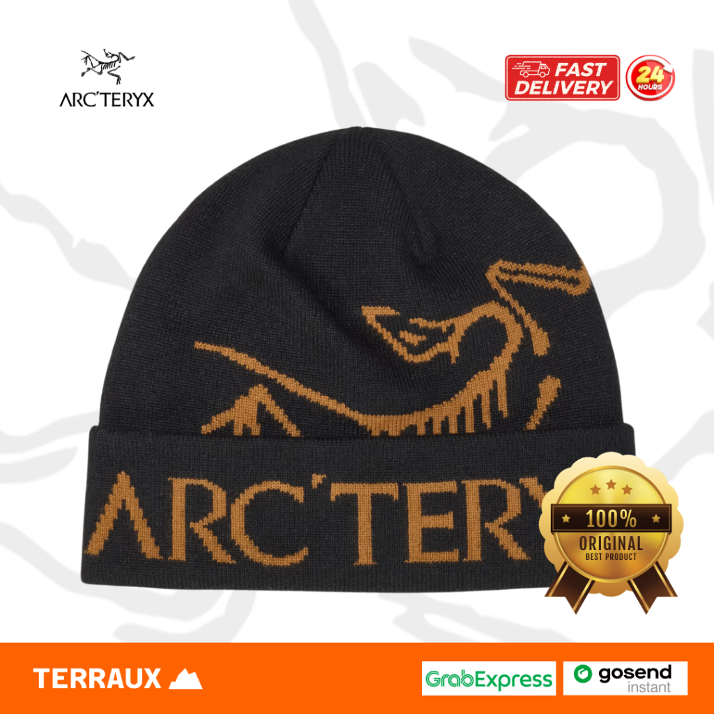 Beanie Arcteryx Original Bird Word Toque - สีดํา/โมฆะ