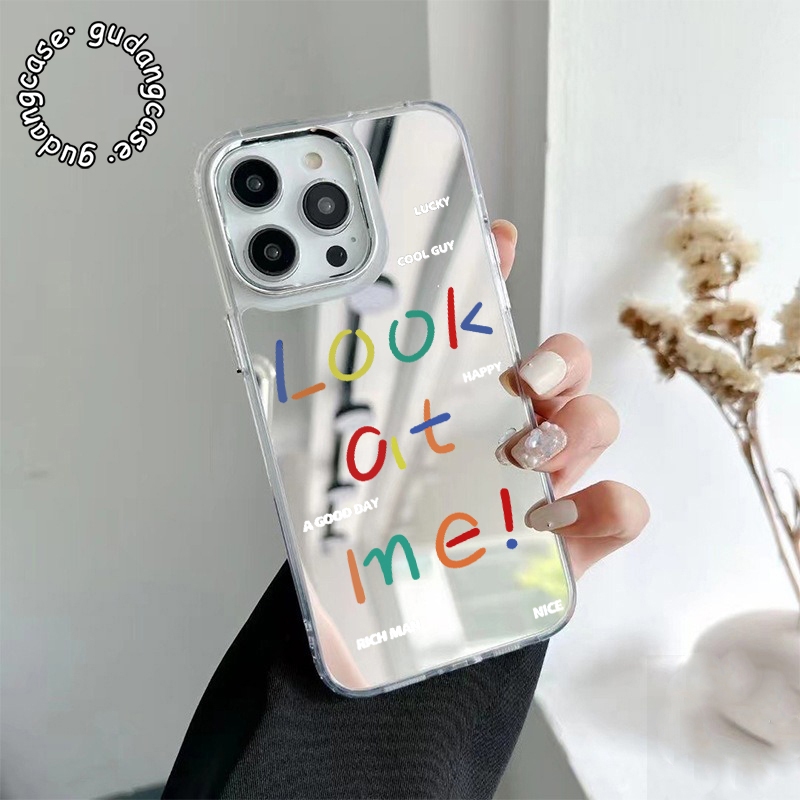 CASE CASING CLEAR CASE MIRROR HEBE สําหรับ XIAOMI REDMI A3 5A 9A 9C 10 10A 12 12C 13 13C 14C 15C RED
