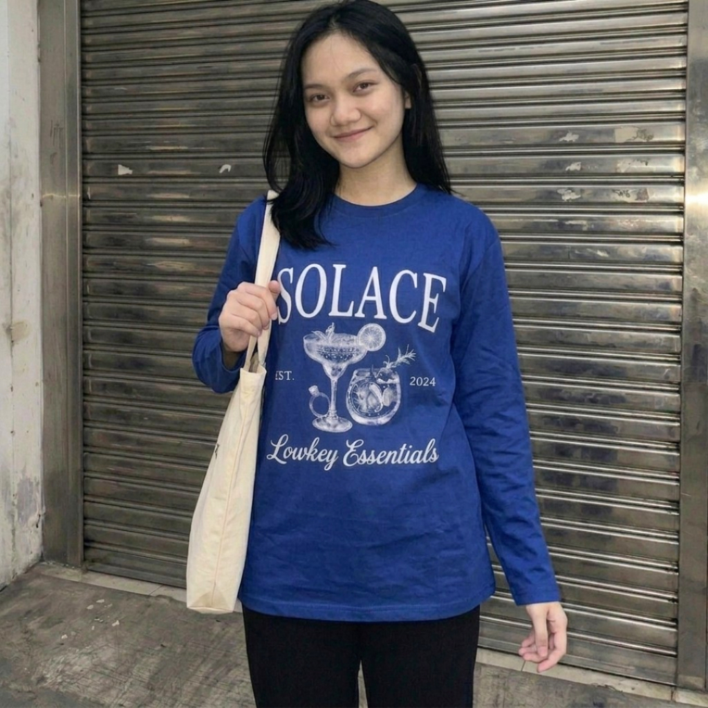 เสื้อยืดแขนยาว Lowkey Regular Fit – SOLACE