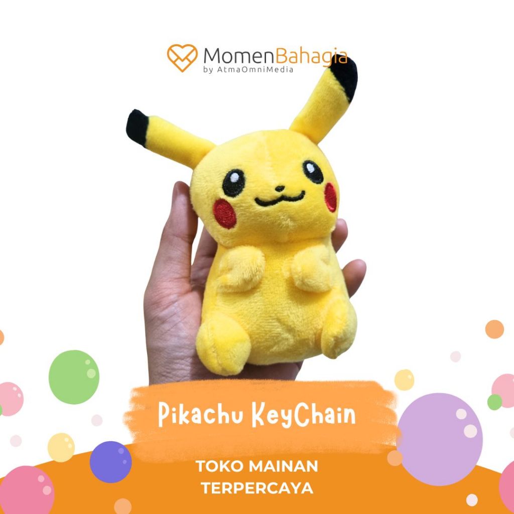 GUNGAN PIKACHU PLUSHIE KEYCHAIN - พวงกุญแจตุ๊กตา SUPER GEMMY PIKACHU