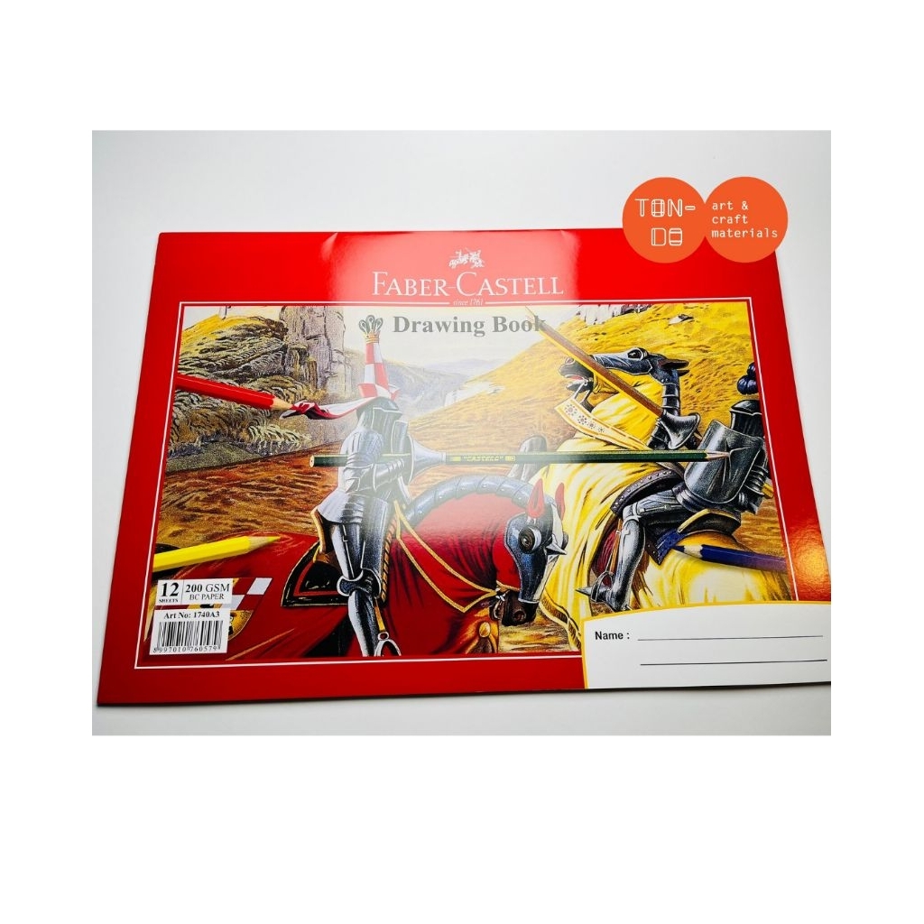 FABER CASTELL DRAWING BOOK A3 200GSM 20 แผ่น