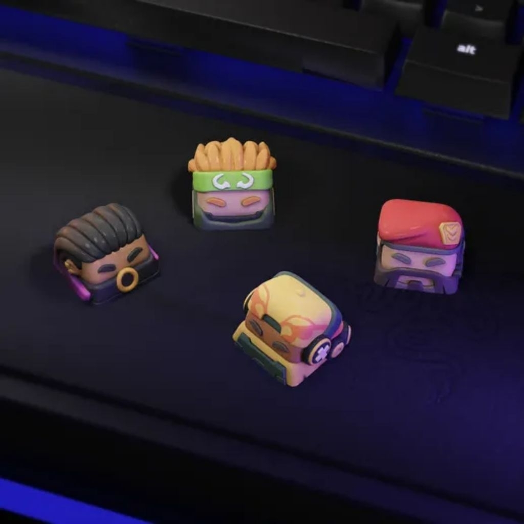 ปุ่มกด Valorant Artisan Vol. II – Reyna, Raze, Skye & Brimstone Custom Mechanical Keyboard Set