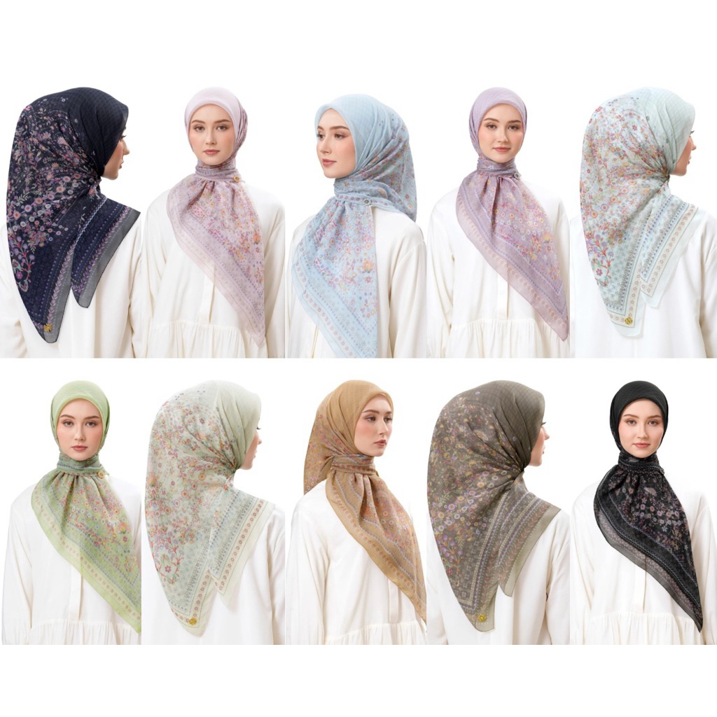 [อ่านคําอธิบาย!!️] NADA PUSPITA POPSICLE PARTY SCARF VOILE LIGHT VOILE SCARF NADA PUSPITA HIJAB PRIN