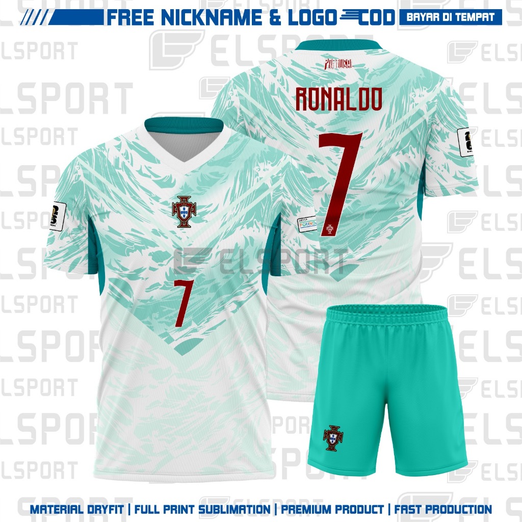Custom Fantasy Away Portugal Pildun 2026 Jersey พิมพ์เต็มฟรีชื่อและด้านหลังหมายเลข