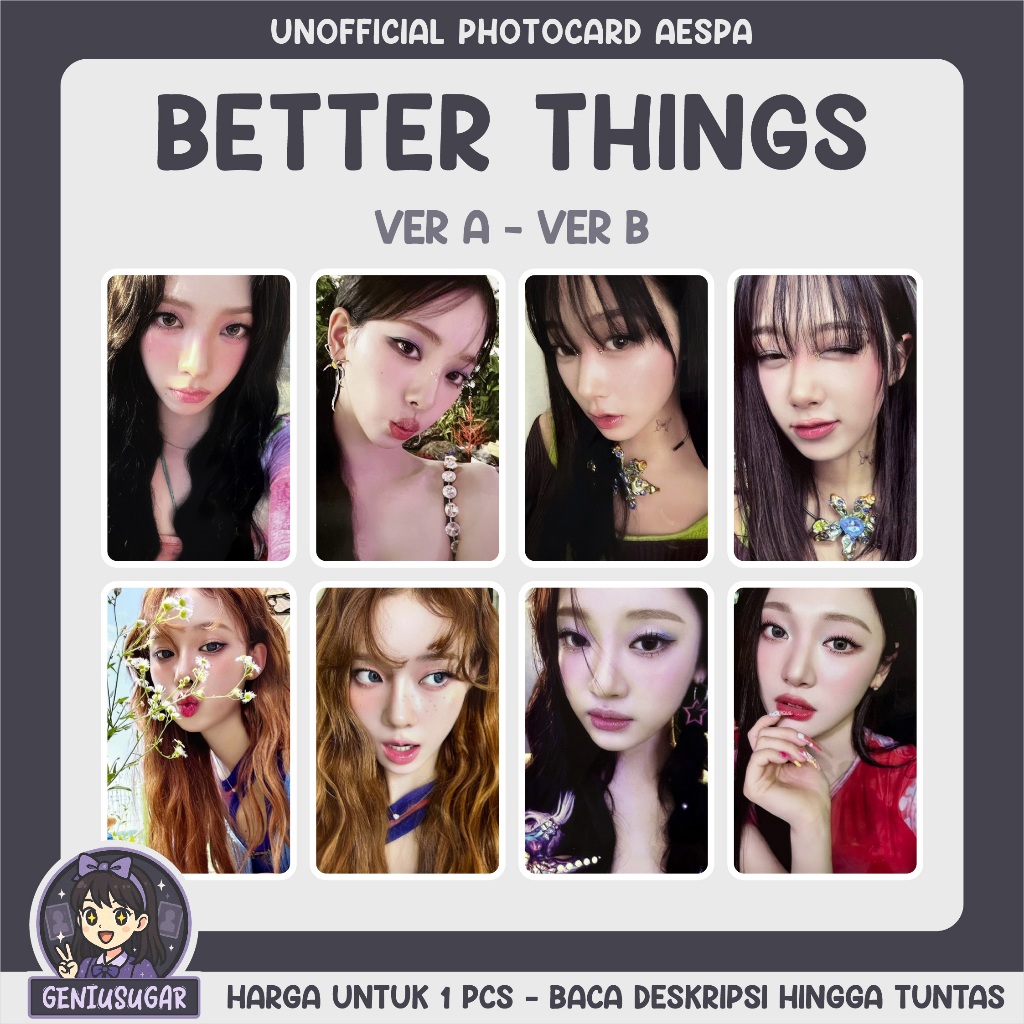1 ชิ้น - [AE] BETTER THINGS UNOFFICIAL PHOTOCARD
