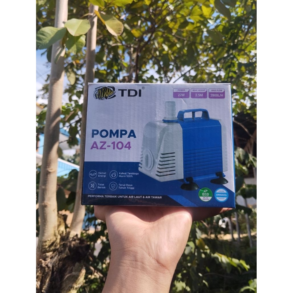 AQuarium และปั๊มจุ่มบ่อ TDI Az-104, Az-105, Az- 105B วัตต์ต่ํา