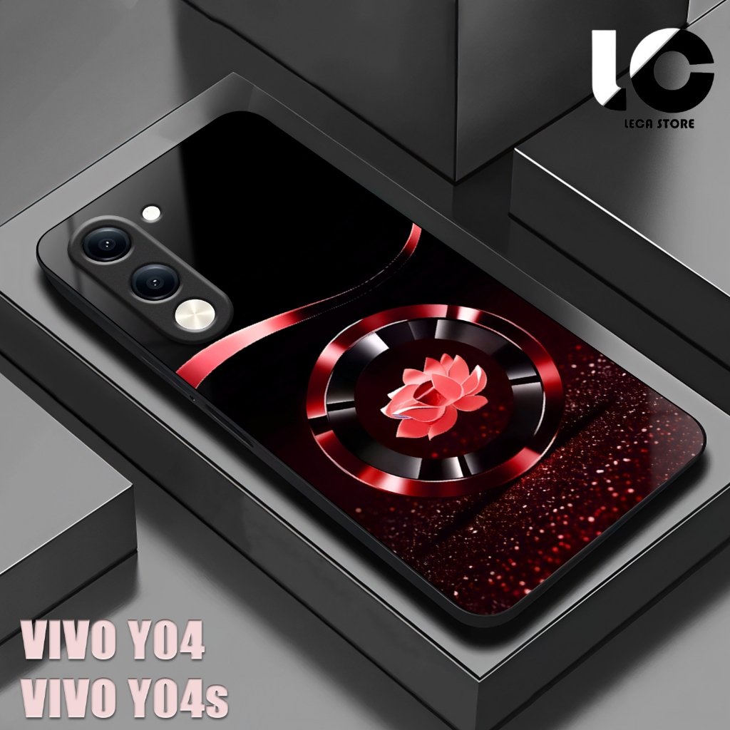 HP VIVO Y04 Softcase VIVO Y04S เคสเคลือบเงาปลอกกระจกเงาตัวป้องกันโทรศัพท์อุปกรณ์เสริมโทรศัพท์