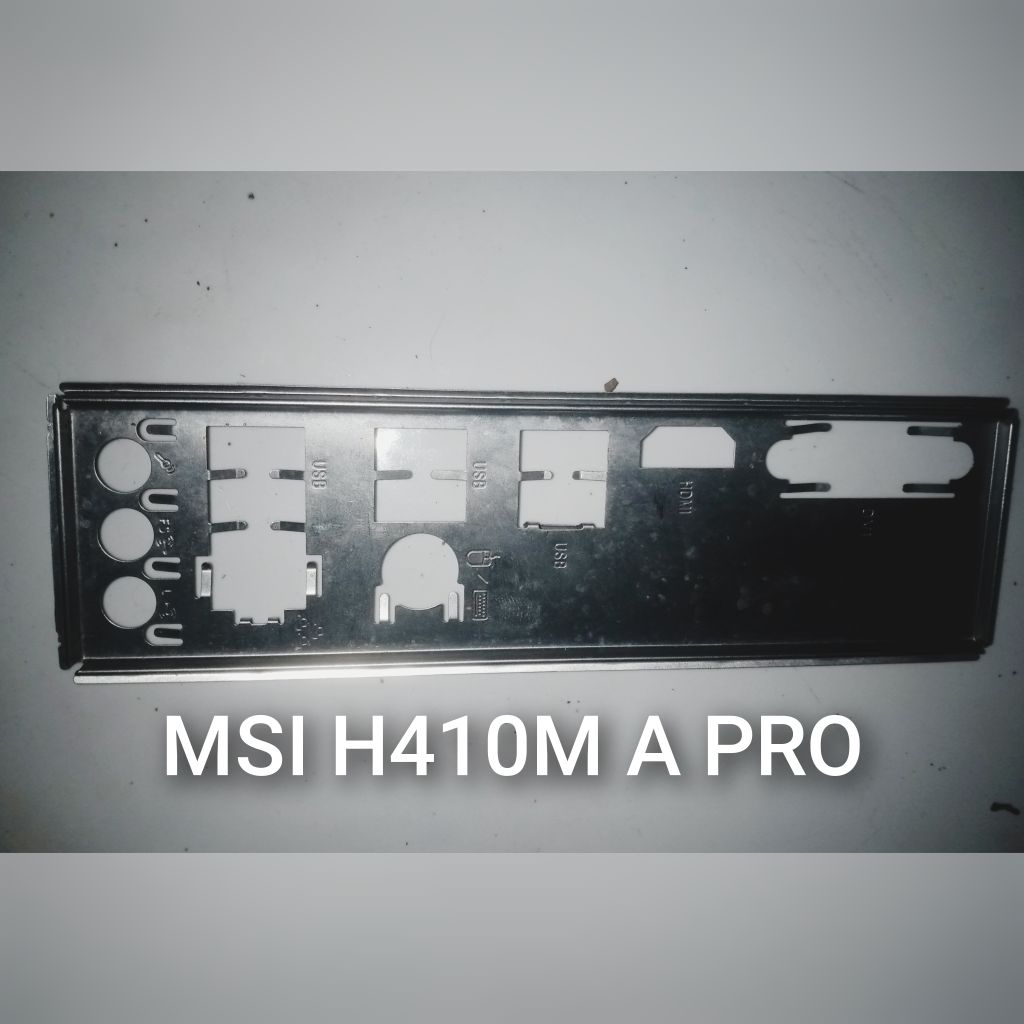 แผงหลัง MSI H410M A PRO