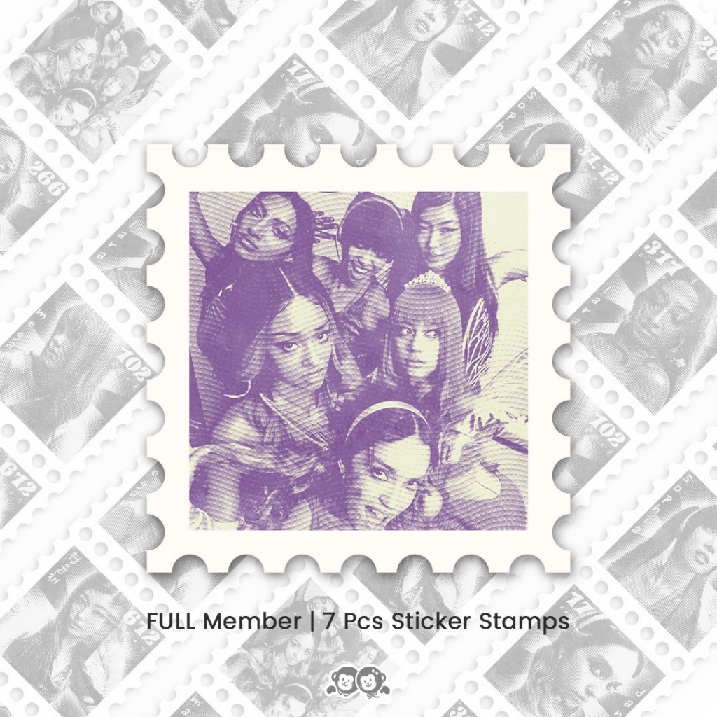 KATSEYE สติ๊กเกอร์แสตมป์วินเทจ | UNOFFICIAL FANMADE STICKER GIRL GROUP KATSEYE DECO PHOTO TUMBLER ST
