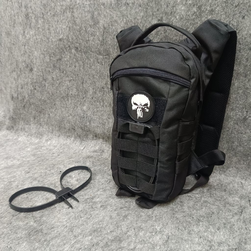 Black Tactical Bike Bag Full Set Black Tis Strap / Tactical Bike Bag / Small Tactical Bag / Tactical