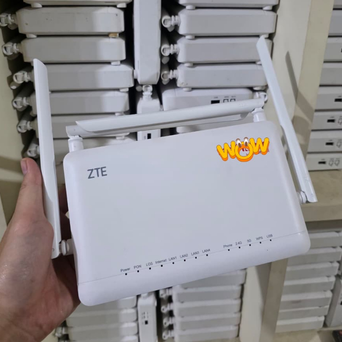 GPON ONT ZTE ZXHN F6600P DUALBAND WIFI 6 ตาข่าย