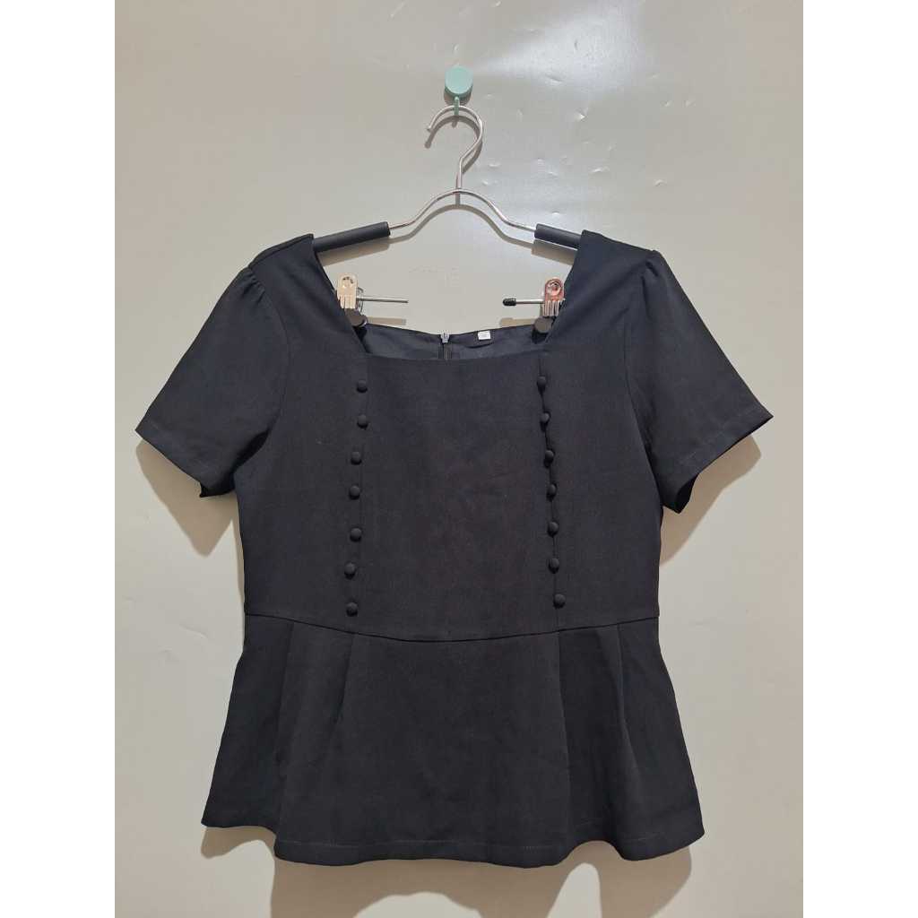 เสื้อเชิ้ตผู้หญิง/Blouse/Top size M Short Sleeve Preloved 86