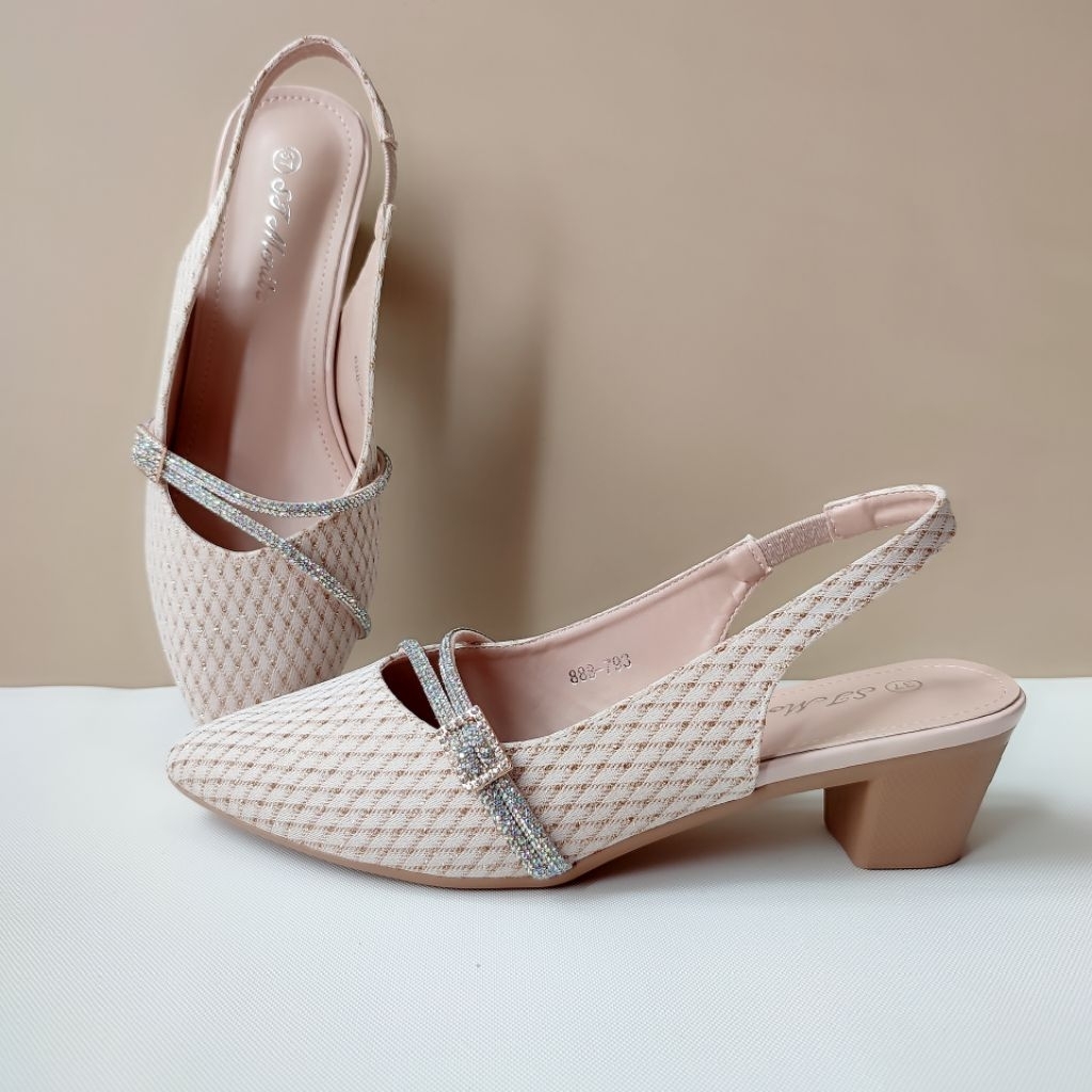เซนต์. MORITZ 888-793 KHAKI PARTY SANDALS PARTY SHOES รองเท้าแตะ SLOP
