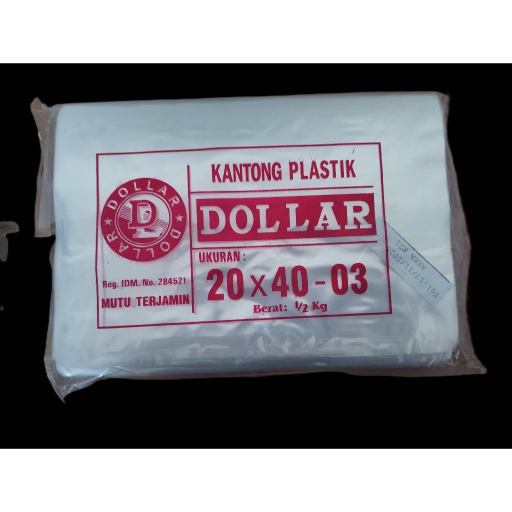 PP Dollar Plastic 20x4-0.3 1/2KG