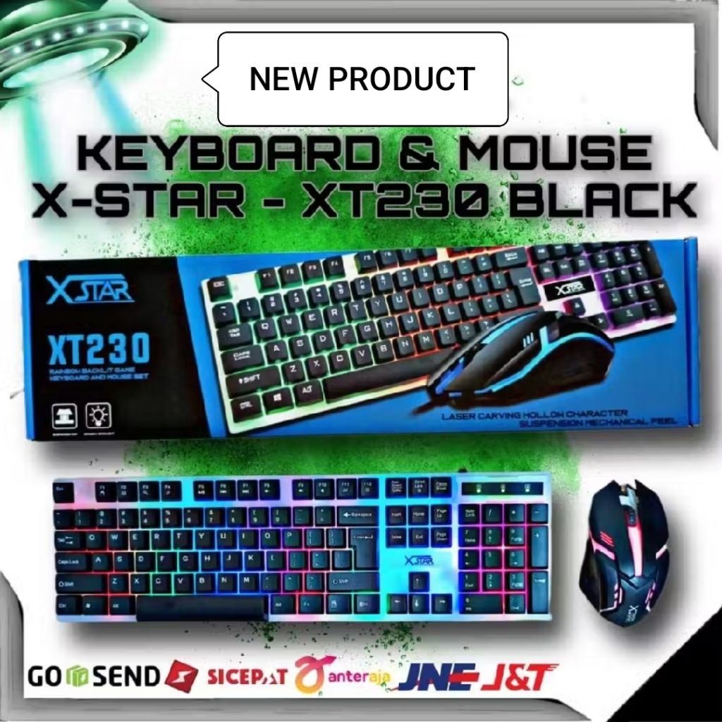 เมาส์คีย์บอร์ดเกม Xstar XT 230 RGB