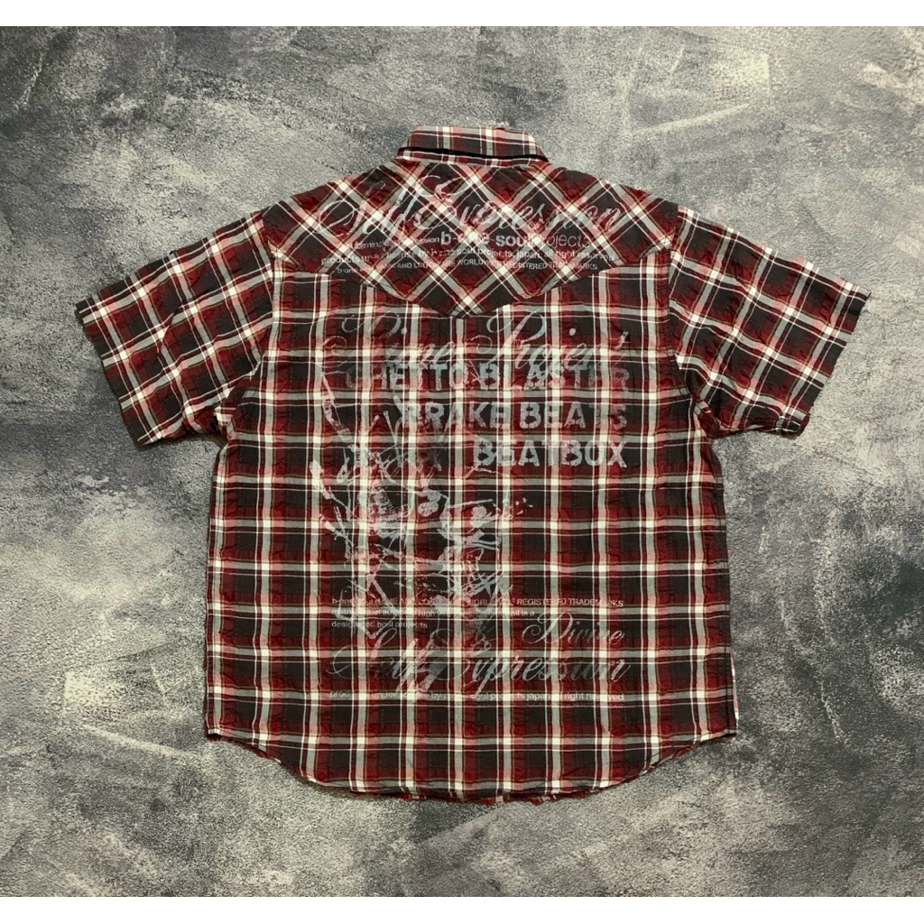 เสื้อเชิ้ตวินเทจ KEMEJA Kalcer B One Soul