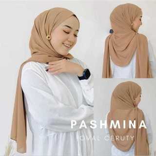 wd scraft pashmina curve / pashmina oval ceruty/ pashmina curve ceruty baby doll premium