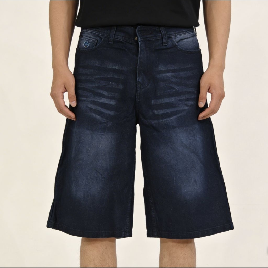 (UNISEX) Jorts Pants Baggy Short Jeans SKATER KOREAN