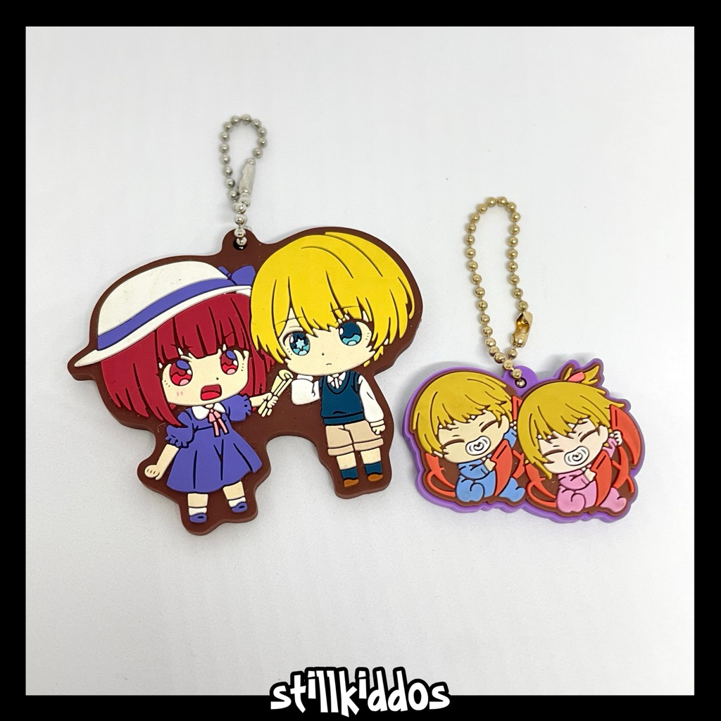 OFFICIAL MERCHANDISE [ Oshi No Ko] พวงกุญแจยาง Aqua Hoshino Original.
