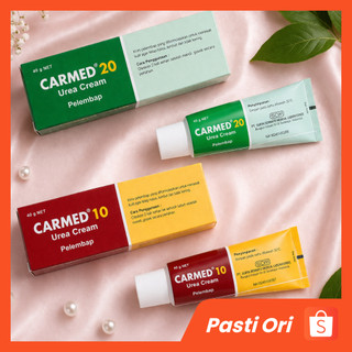 CARMED Krim Urea 10% - 20% Melembabkan Kulit Kering Melembutkan Hiperkeratosis 40gr