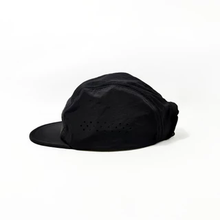 Skytraps Active Cap Crinkle หมวกวิ่งกิจกรรมกลางแจ้งสําหรับผู้ชายและผู้หญิง - สีดํา