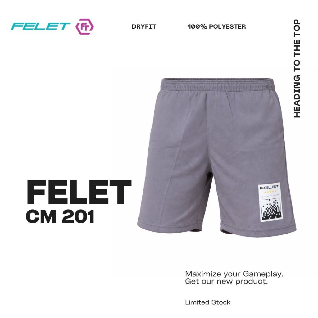 FELET OFFICIAL STORE - FELET BADMINTON PANTS CM 201 QUICK DRY ORIGINAL
