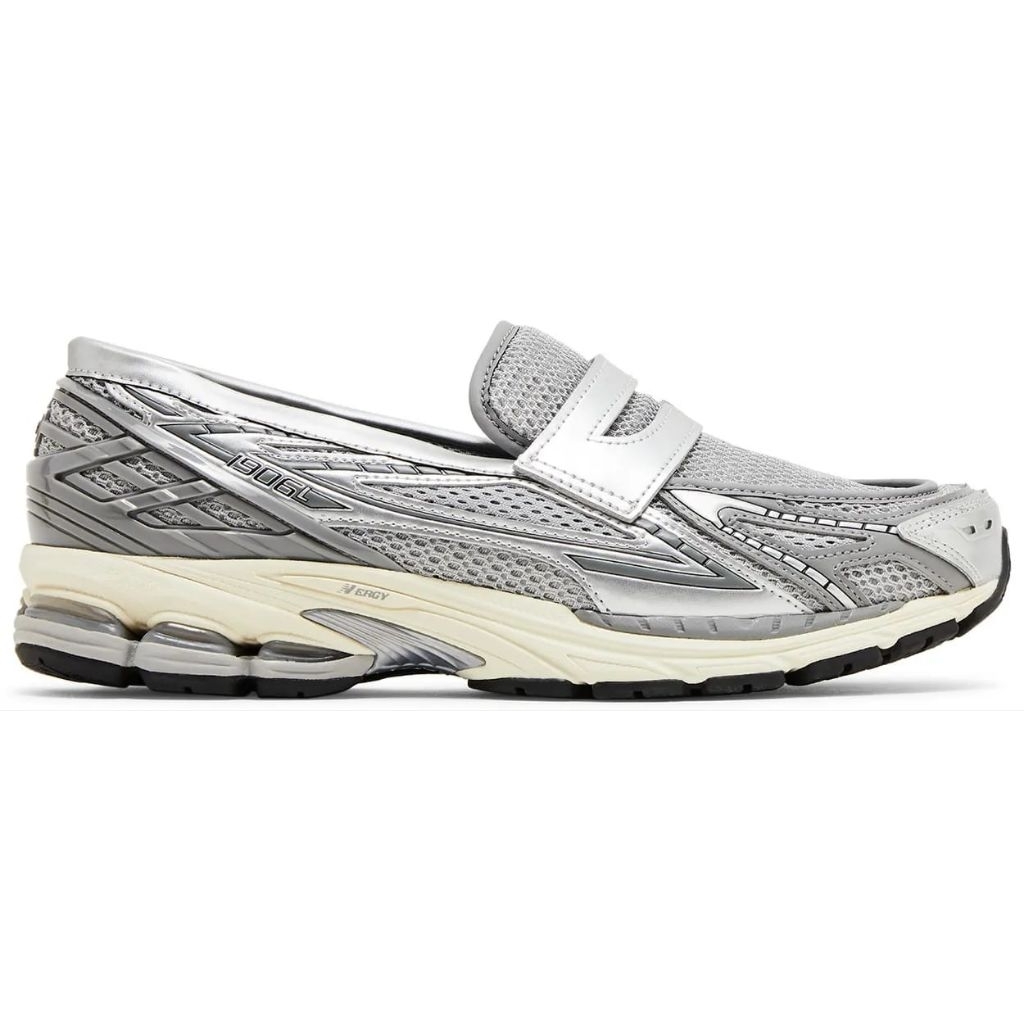 NB 1906L รองเท้าผ้าใบสีเทาเงาสีเงิน