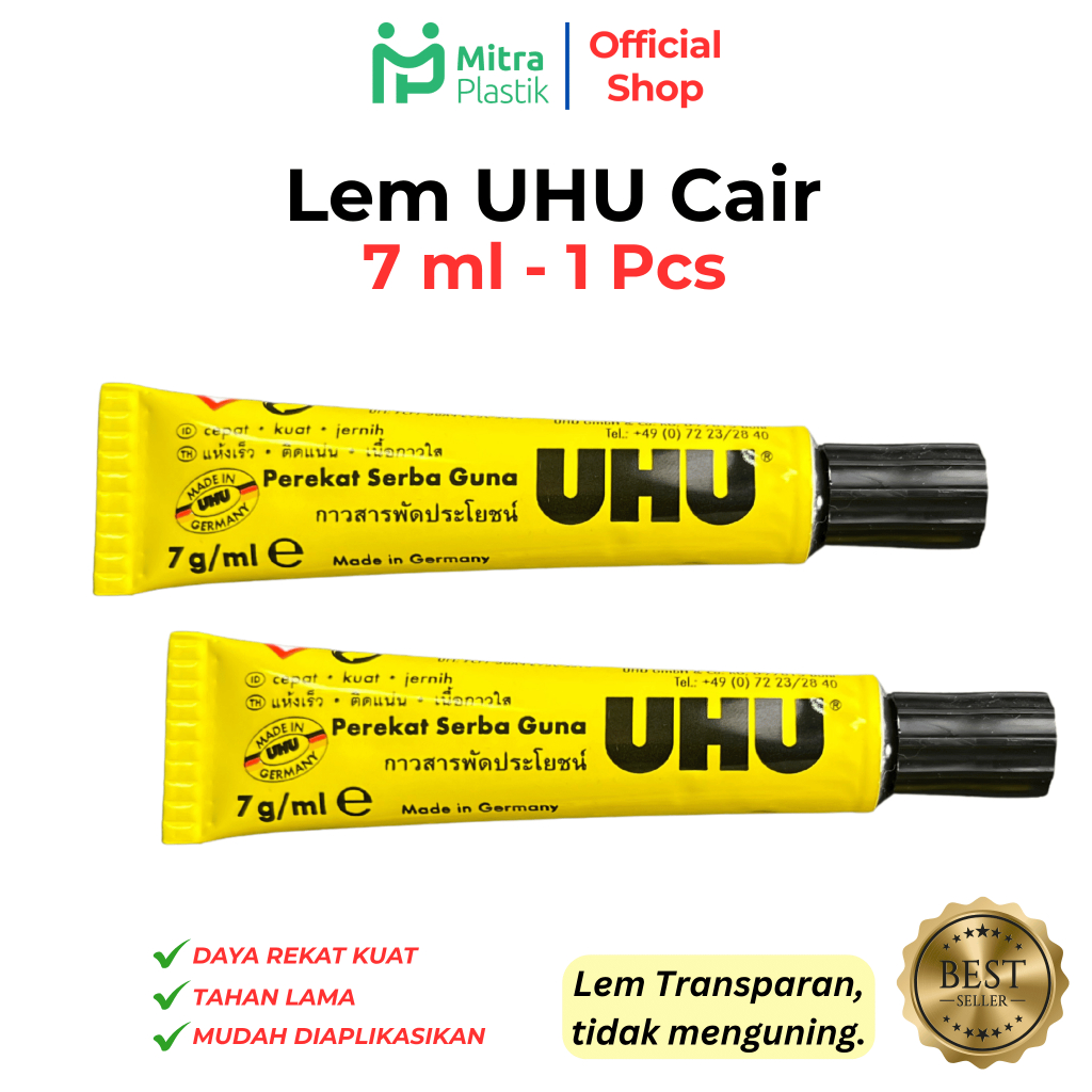 Uhu Liquid Glue 7ml กาวเล็ก กาวอเนกประสงค์ กาว Uhu ราคาถูก